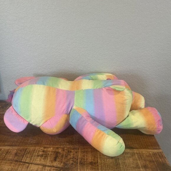 Care Bears Togetherness Bear Plush 2022 22" Rainbow Swirl Large Plush - Picture 4 of 7